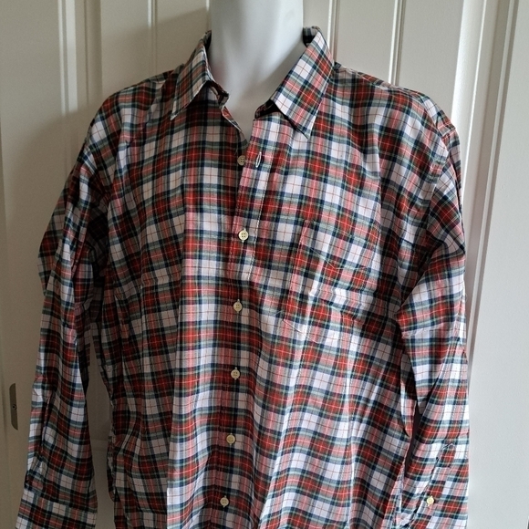 VTG BUD BERMA Weekender plaid mens shirt lightweight western ranch XL - Picture 5 of 7